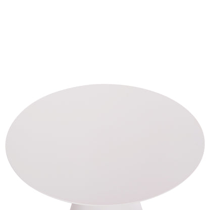 Outdoor Lounge Set 3pcs Orego Hm21106.02 Aluminum In White Color