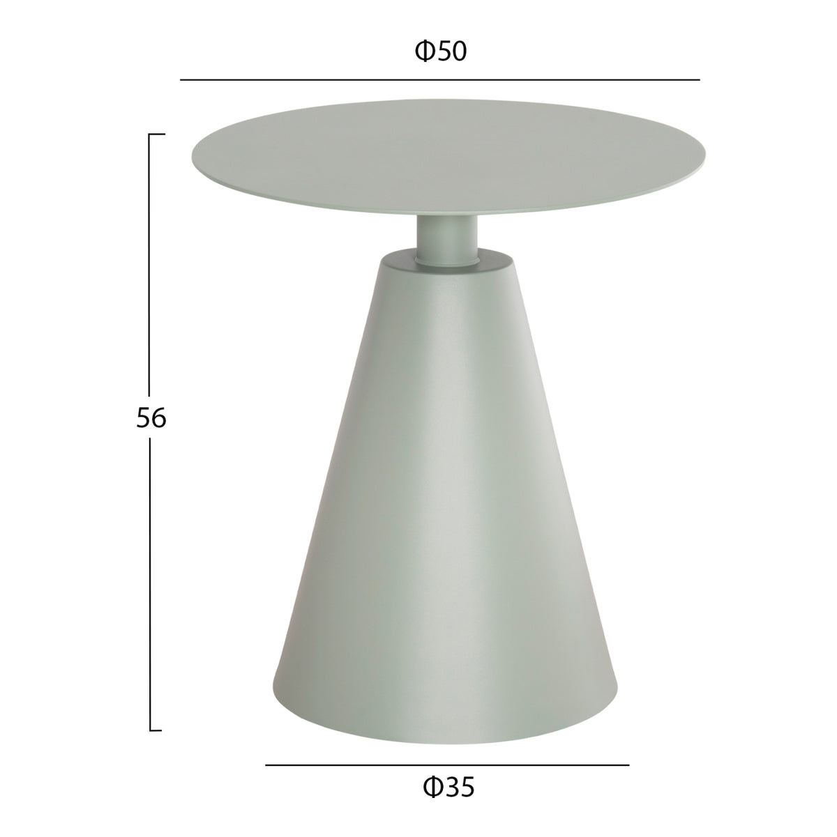 Outdoor Lounge Set 3pcs Orego Hm21106.06 Aluminum In Pistachio Green Color