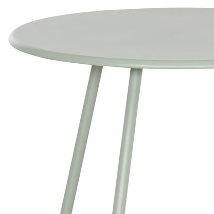 Outdoor Lounge Set 3pcs Orego Hm21107.06 Aluminum & Metal In Pistachio Green Color