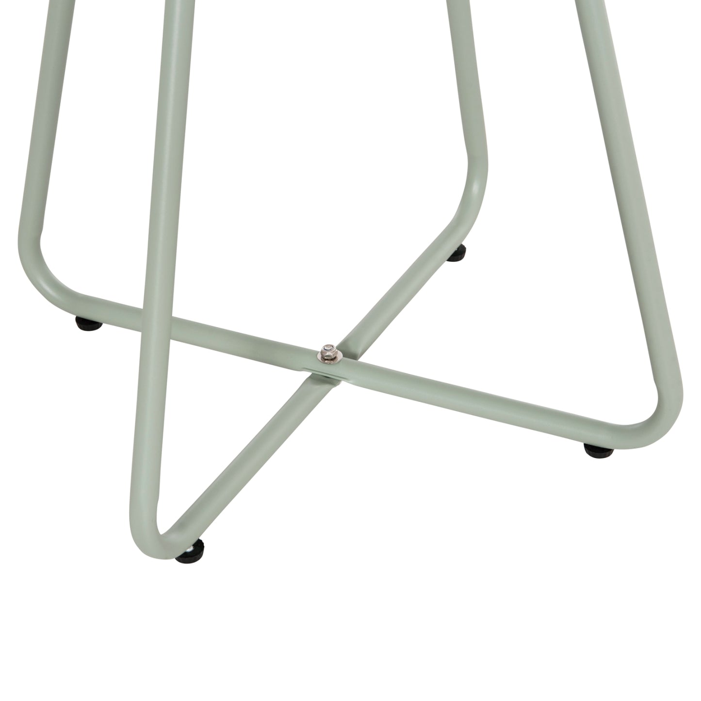 Outdoor Lounge Set 3pcs Orego Hm21107.06 Aluminum & Metal In Pistachio Green Color