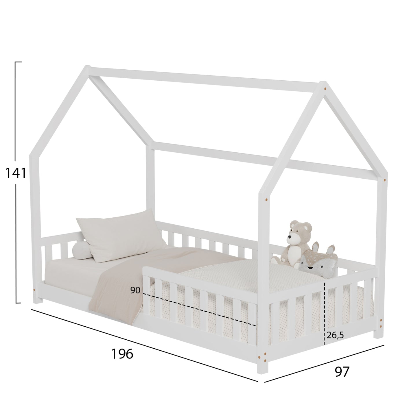 Children's Room 4pcs Set Pack Paschal Hm21212
