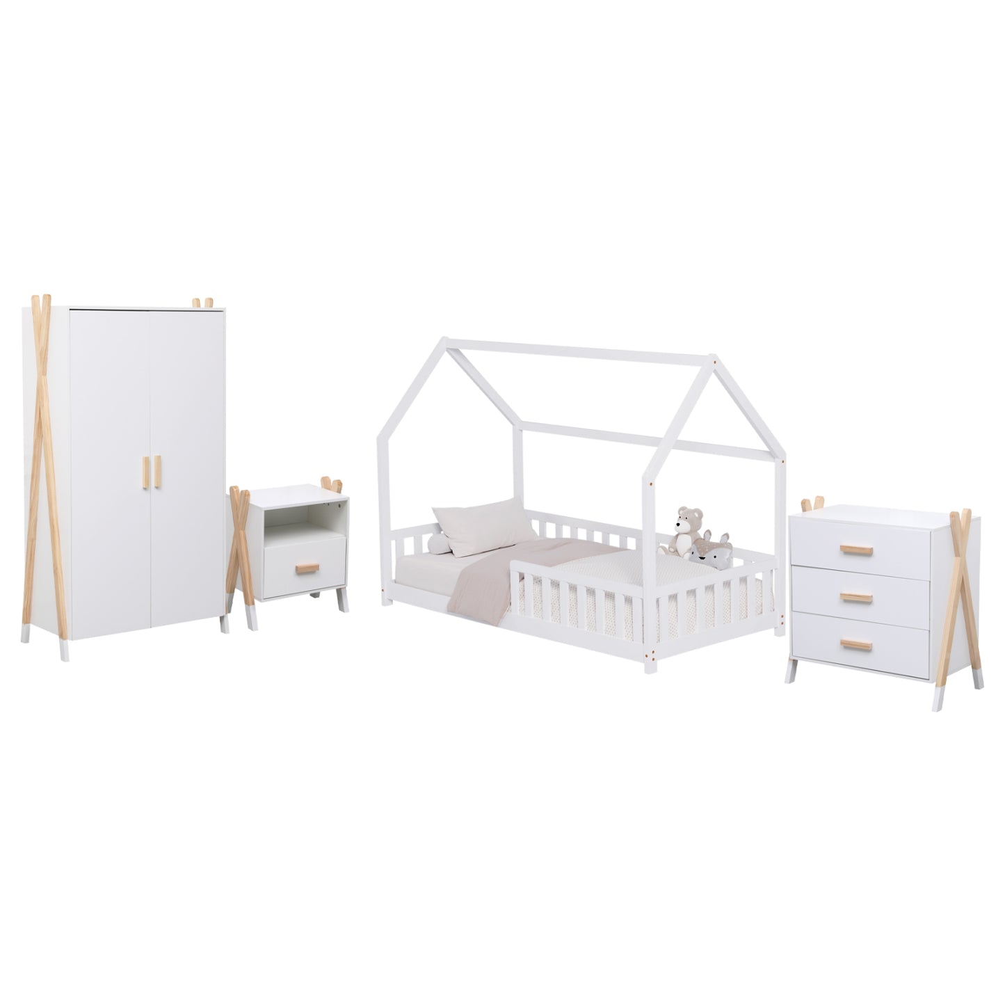 Children's Room 4pcs Set Pack Paschal Hm21212