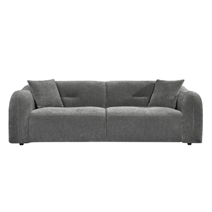 Sofa Set 2pcs Junoa Hm10819.01 Grey Fabric