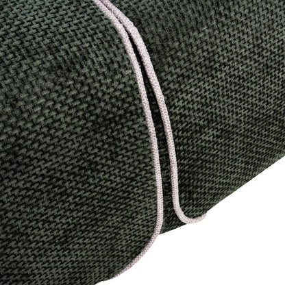 Sofa Set 2pcs Ferin Hm6070.03 Green Fabric With Metal Legs