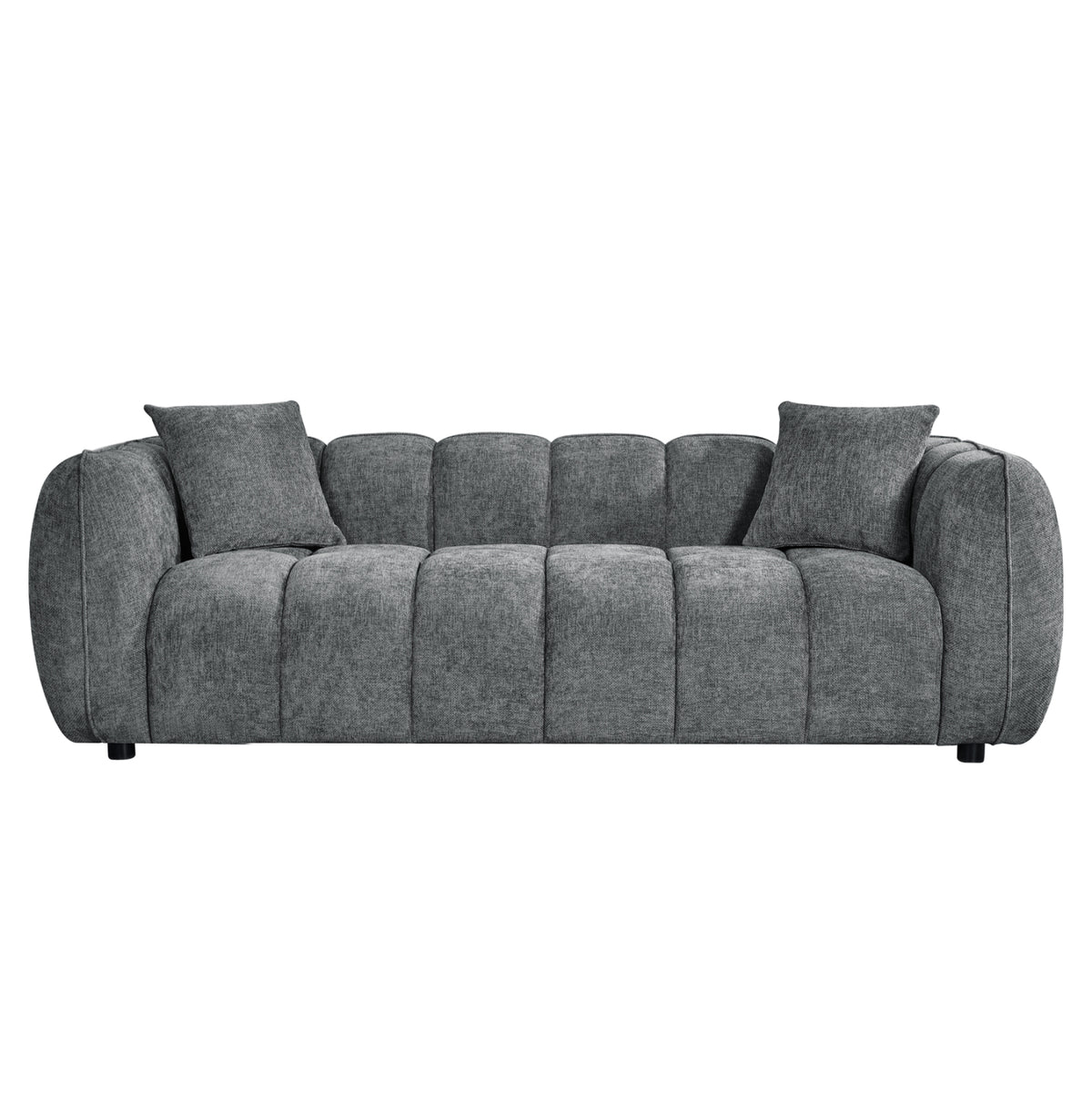 Sofa Set 2-seater & 3-seater Lykke Hm10812.01 Grey Fabric