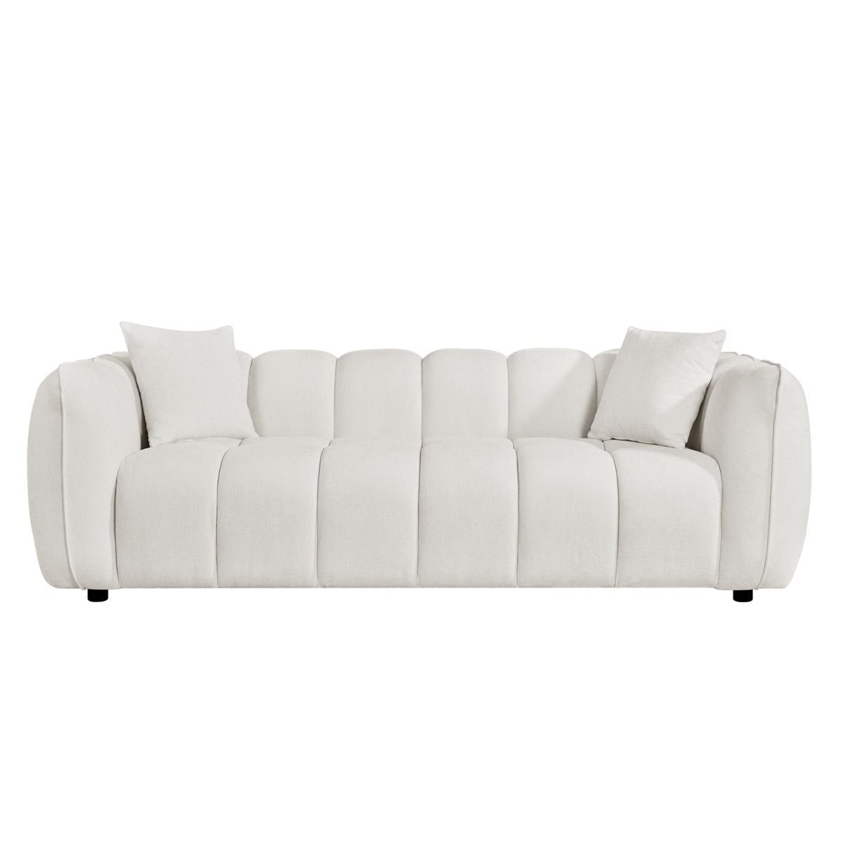 Sofa Set 2-seater & 3-seater Lykke Hm10812.02 Ecru Fabric