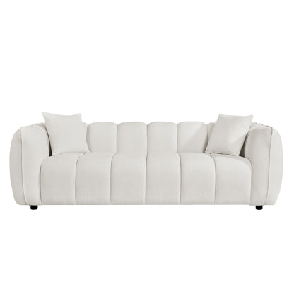 Sofa Set 2-seater & 3-seater Lykke Hm10812.02 Ecru Fabric
