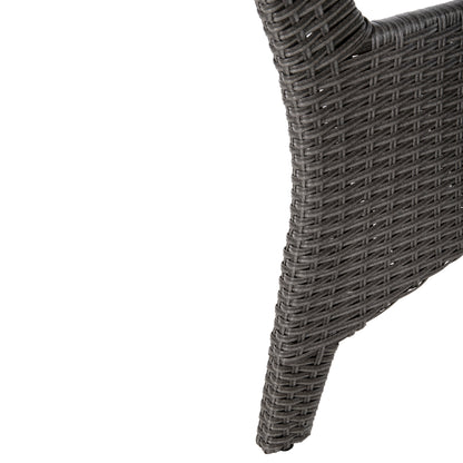 Outdoor Lounge Set Corner Sofa&table Carson Hm6078.01 Grey Synthetic Rattan-cushions-ps Wood