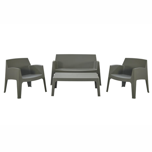Lounge Set Sleek PP Dark Olive Green