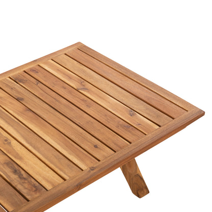 Outdoor Lounge Set 4pcs Rosswell Hm6084.01 Acacia Wood-round Rope & Cushions In Anthracite