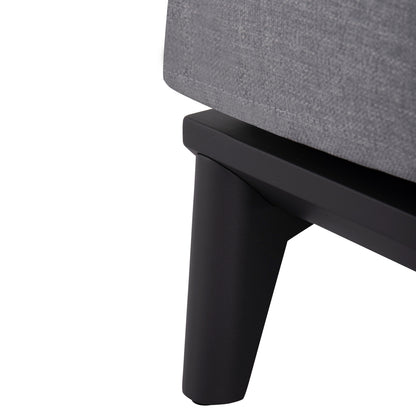 Outdoor Lounge Set 4pcs Orion Corner Hm6191.01 Dark Grey Aluminum & Olefin