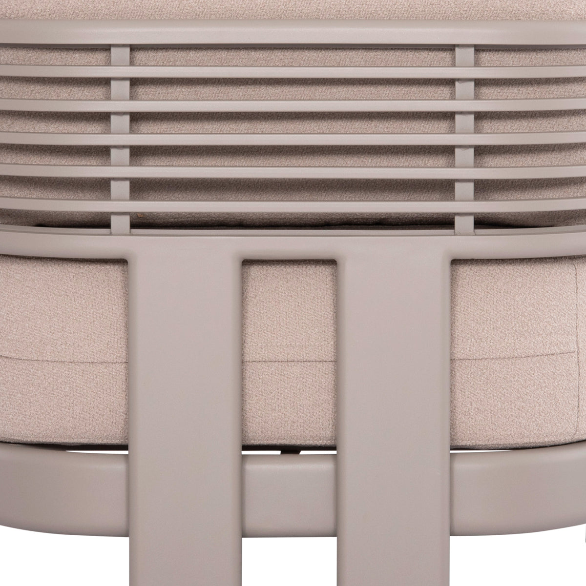 Outdoor Lounge Set 4pcs Aura Hm6193.04 Champagne Colored Aluminum-olefin Fabric-rock Beam Top