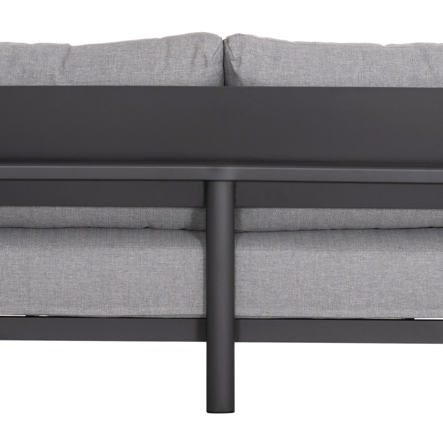 Outdoor Lounge Set 4pcs Elara Hm6195.01 Dark Grey Aluminum-grey Olefin-teak Wood