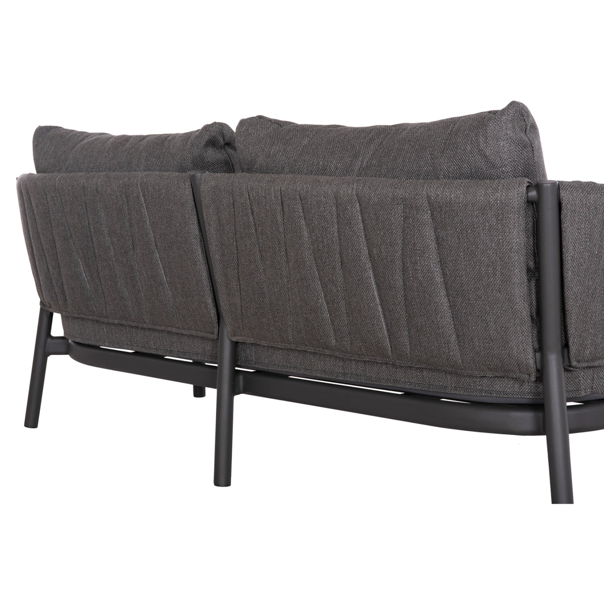Outdoor Lounge Set 5pcs Shanks Hm6206.01 Dark Grey Aluminum-olefin Fabric-3d Print Glass
