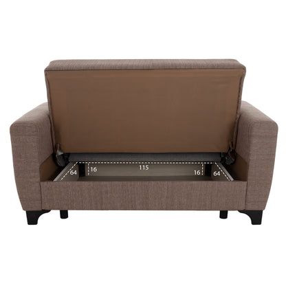 Hm11748.02 Sofa-bed Set Of 3-seater And 2-seater, Beige