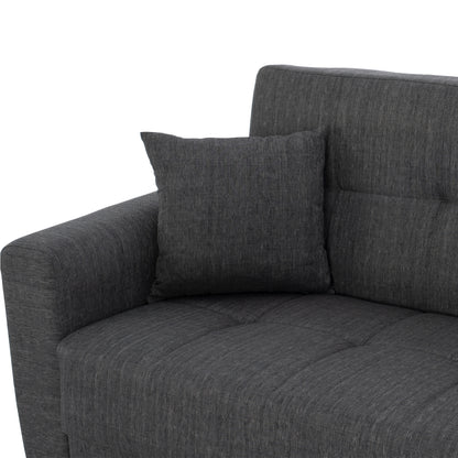 Hm11748.03 Sofa-bed Set Of 3-seater And 2-seater, Grey