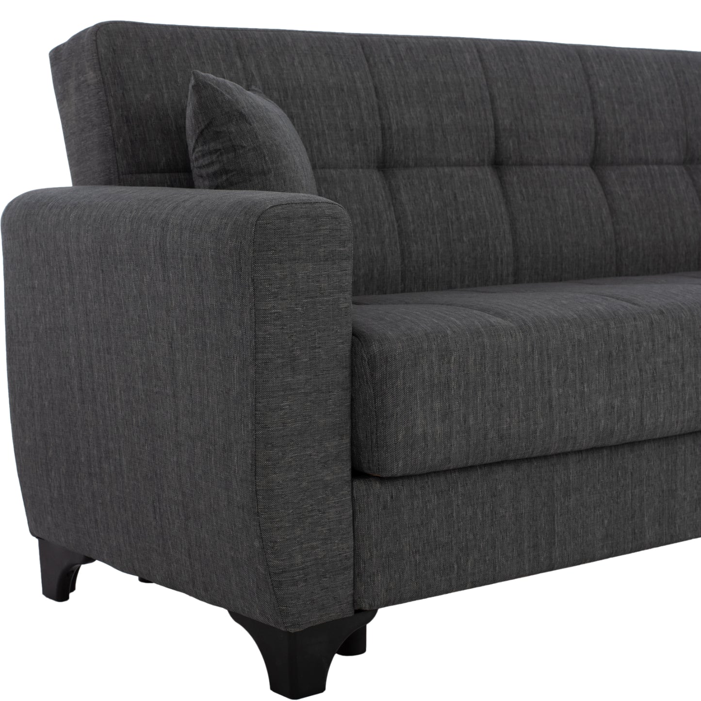 Hm11748.03 Sofa-bed Set Of 3-seater And 2-seater, Grey