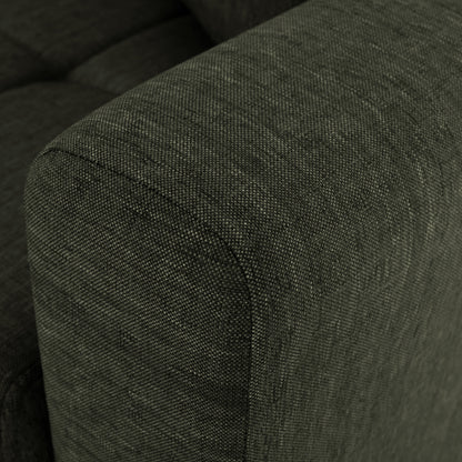 Hm11748.05 Sofa-bed Set Of 2-seater And 3-seater, Dark Olive