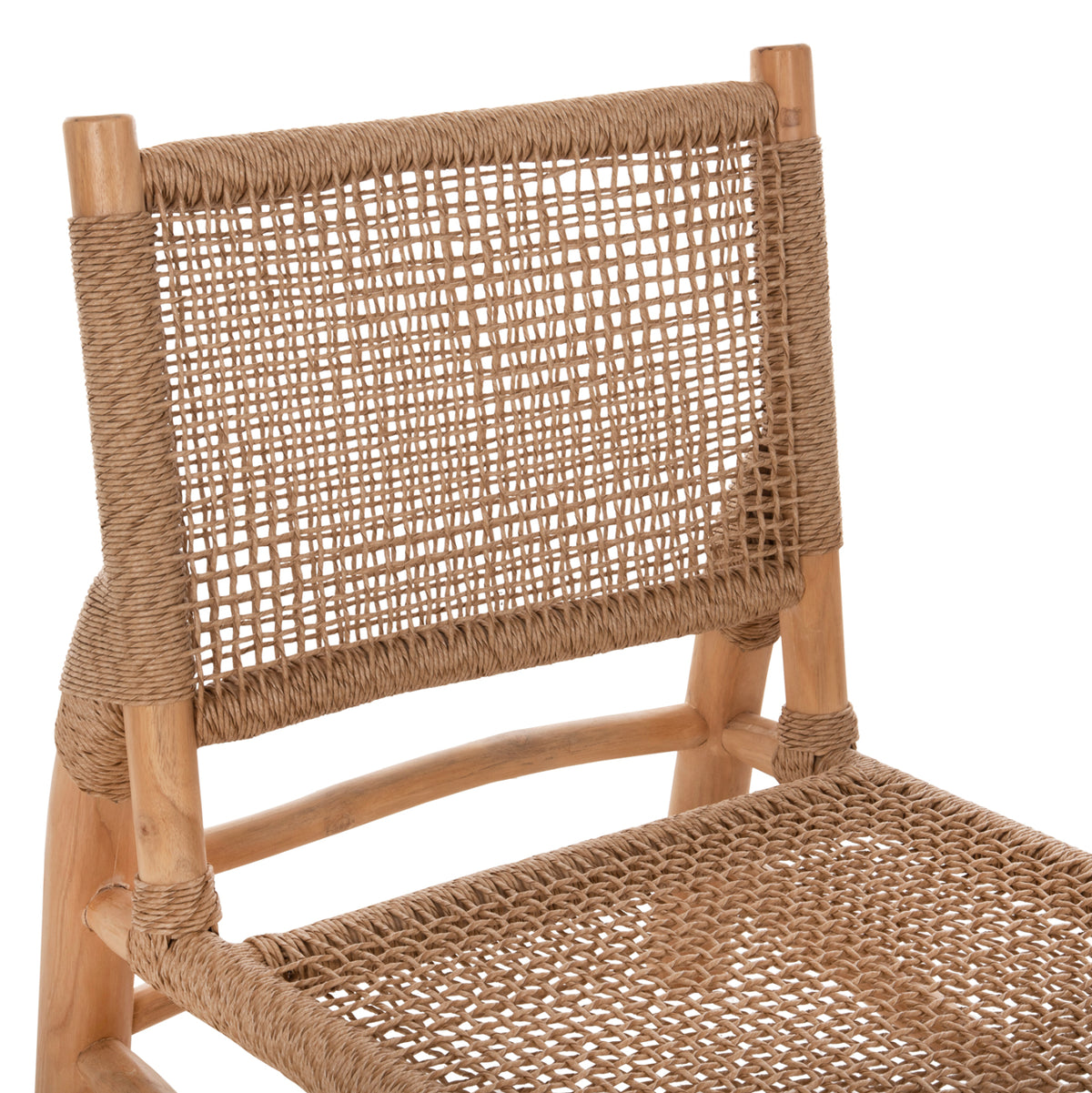 Outdoor Lounge Set 5pcs Londer Hm12180 Teak Wood-p.e.rattan- In Natural