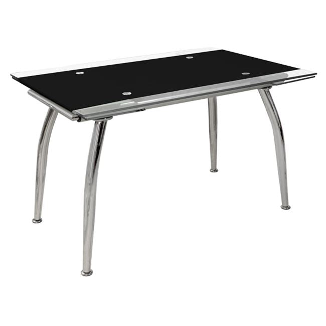 Set Dining Table 5 Pieces Table Loca 170x80- Kim Black Hm10012.02