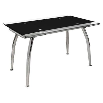 Set Dining Table 5 Pieces Table Loca 170x80- Kim Black Hm10012.02