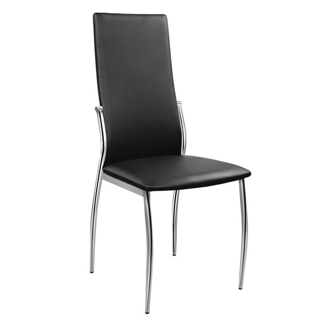 Set Dining Table 5 Pieces Table Loca 170x80- Kim Black Hm10012.02