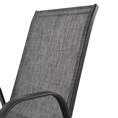 Set Dining Table 7 Pieces 1table & 6 Chairs Grey Hm5119.01