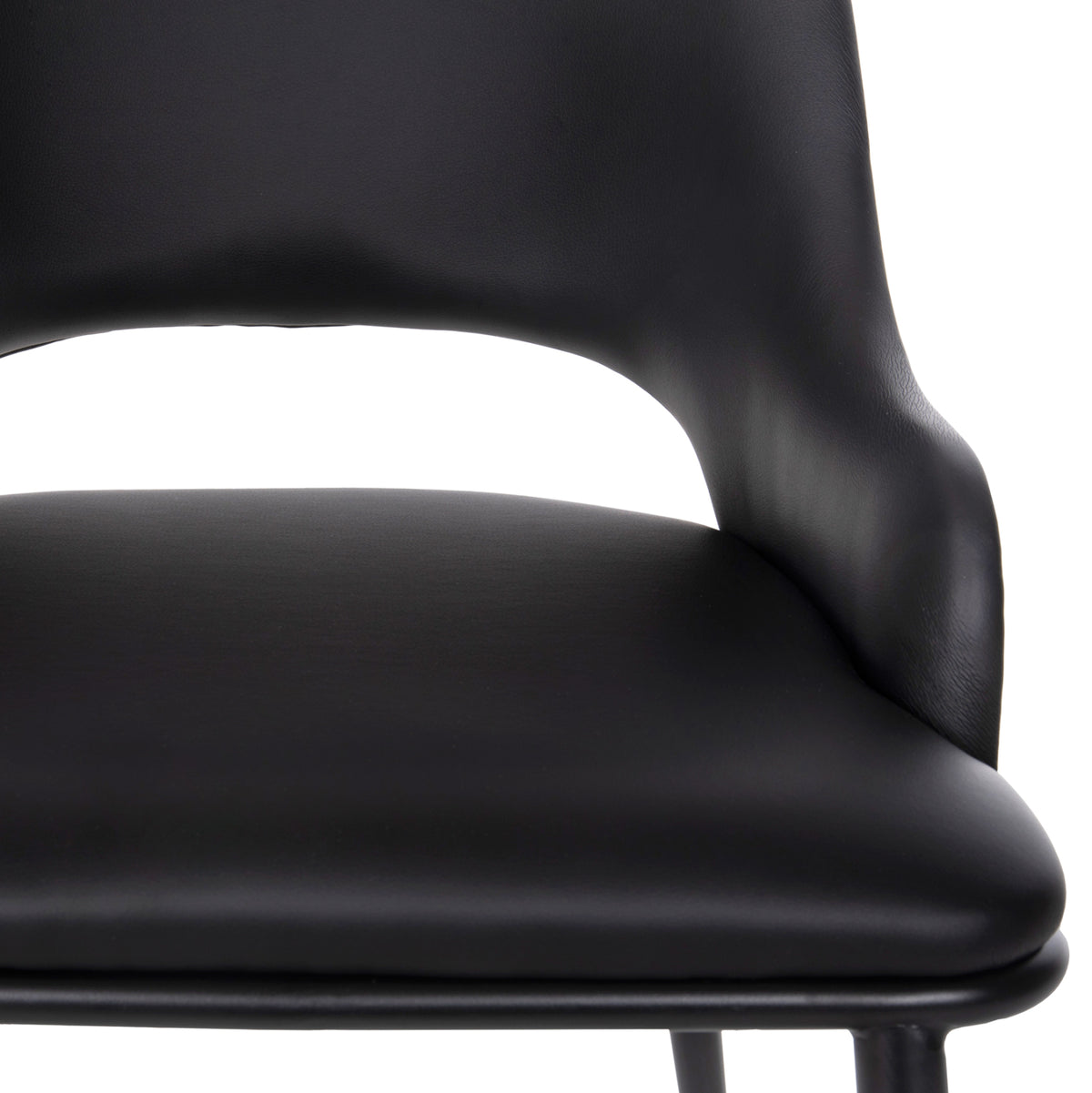 Dining Set 7pcs Hm11969 Table Oval Denty & 6 Chairs Delf(black)