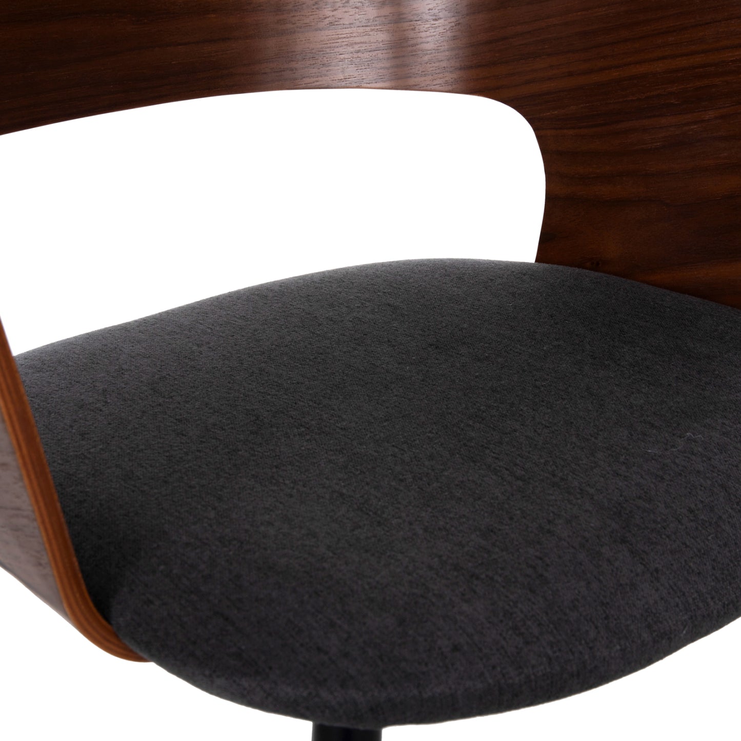 Dining Set Indoor 7pcs Hm11968 Table Denty Oval & 6 Chairs Velp(grey)