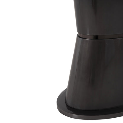 Dining Set 7pcs Hm11975 Table Bent & 6 Armchairs Winon(grey)