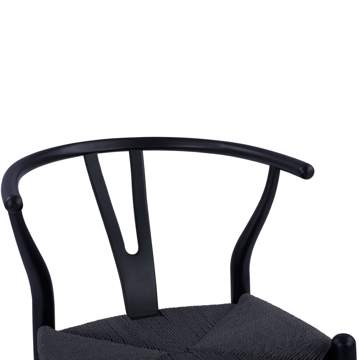 Indoor Dining Set 7pcs Paolo Hm21053 Table & 6 Chairs In Black