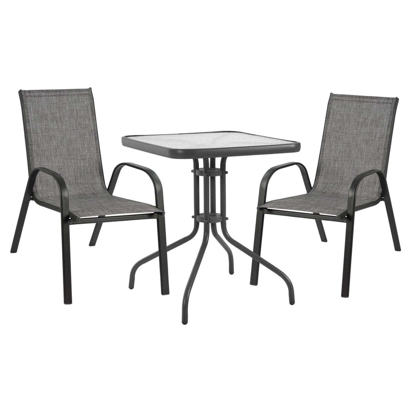Set Dining Table 3 Pieces And 2 Chairs & 1 Table Hm5183.01