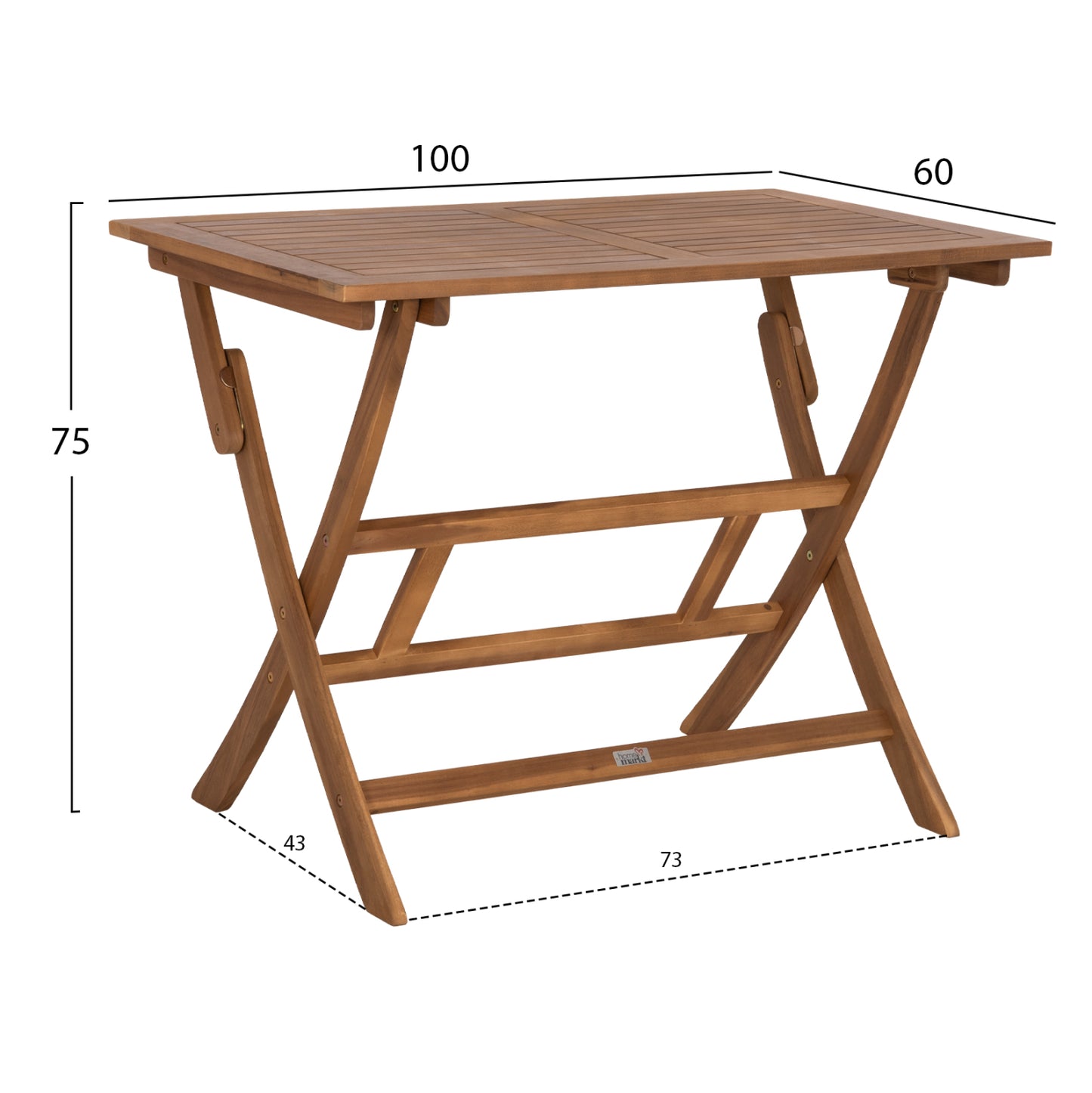 Outdoor Dining Set 5pcs Soul Hm10986.02 Acacia Wood--ecru Textilene