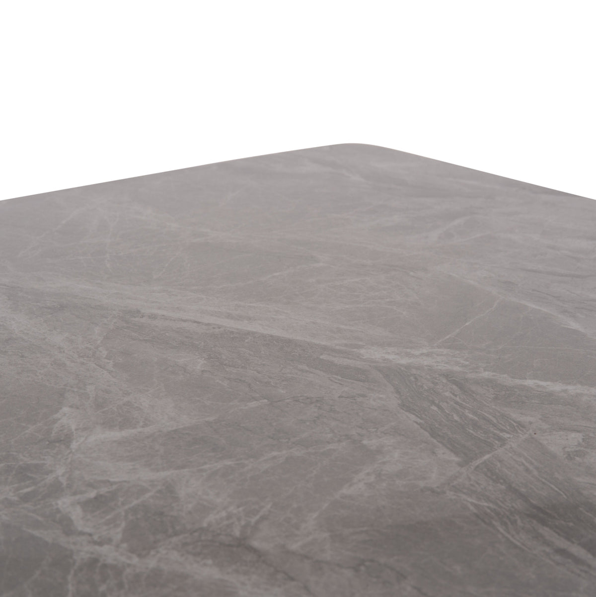 Dining Set 5pcs Raven Hm12116.01 Ceramic Top Grey Marble--grey Velvet