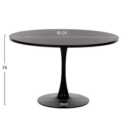 Dining Set 5pcs Rollo Hm21113 Round Table-4 Dining Chairs With Cypress Green Velvet