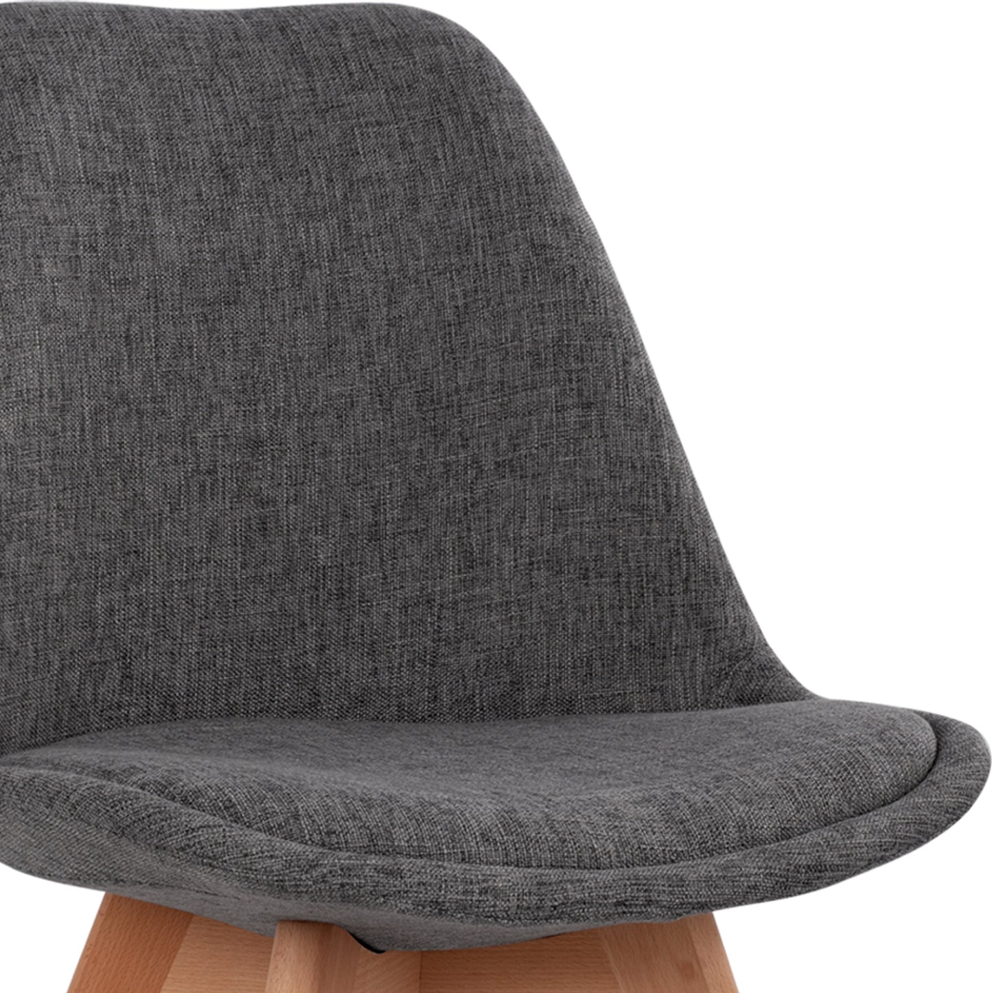 Dining Set 5pcs Vegas Hm21177 Mdf Top In Grey--fabric In Grey