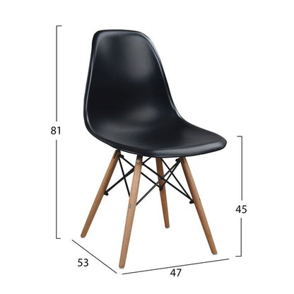 Set Dining Table 5 Pieces With Table And 4 Chairs Hm102225 120x80x73 Cm