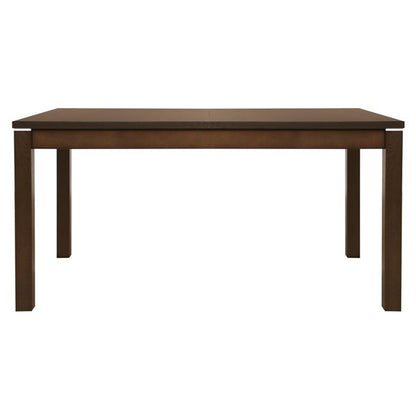 Set Dining Table 7 Pieces Opening & Chair Walnut Color Hm10090