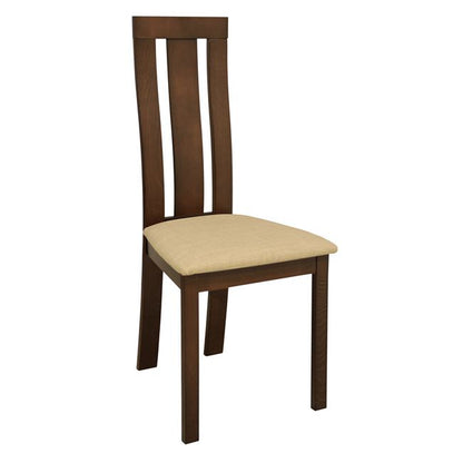 Set Dining Table 7 Pieces Opening & Chair Walnut Color Hm10090