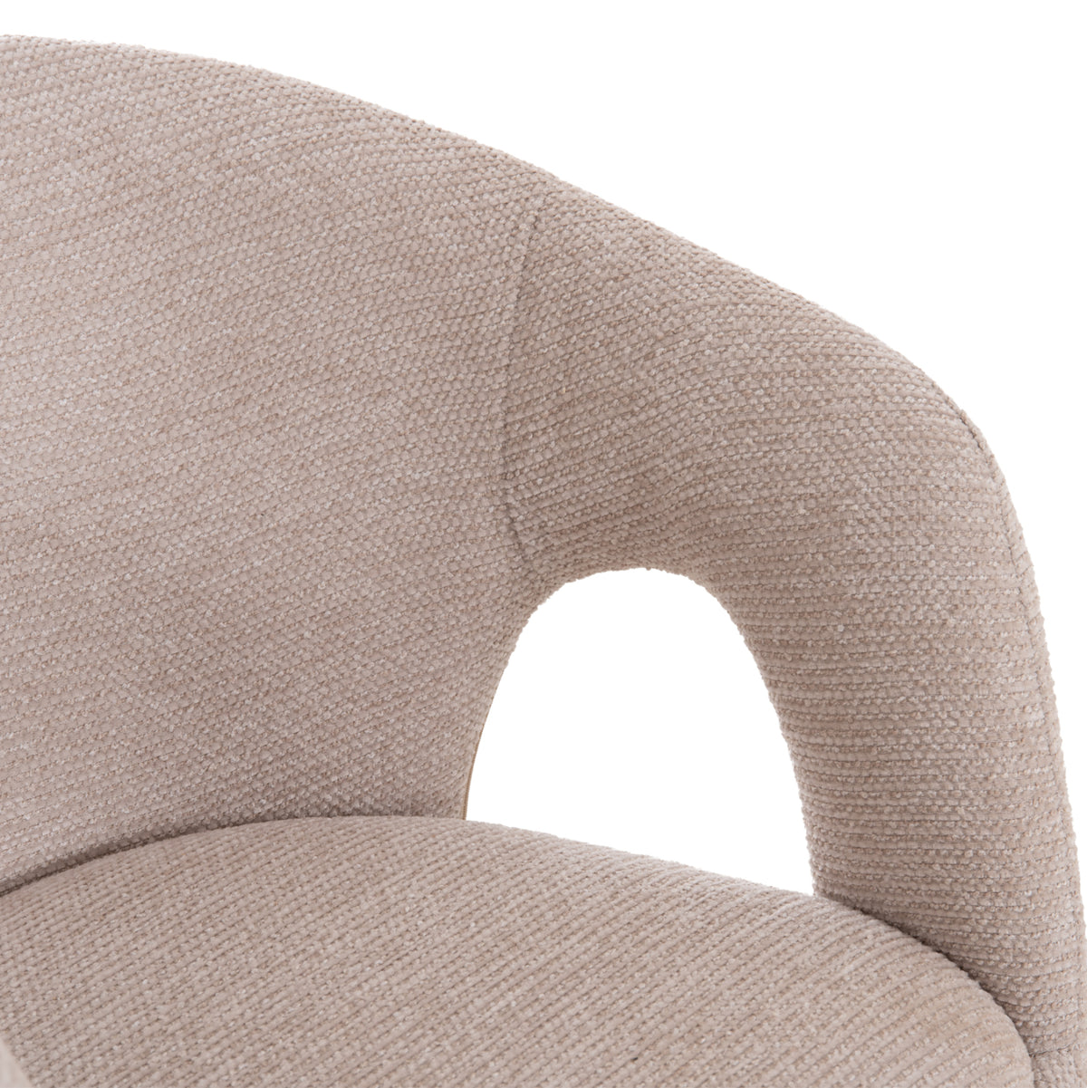 Dining Set 7pcs Extendable Cornel Hm12107.02 Mdf--fabric In Beige
