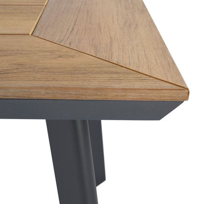 Set Dining Table 7pieces Grey Hm5240.02