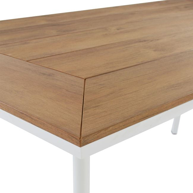 Set Dining Table 7pieces White Color Hm5240.01