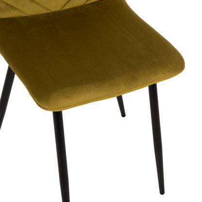 Dining Set 5pcs Brolin Hm10866 Round Table & 4 Dining Chairs In Olive Green