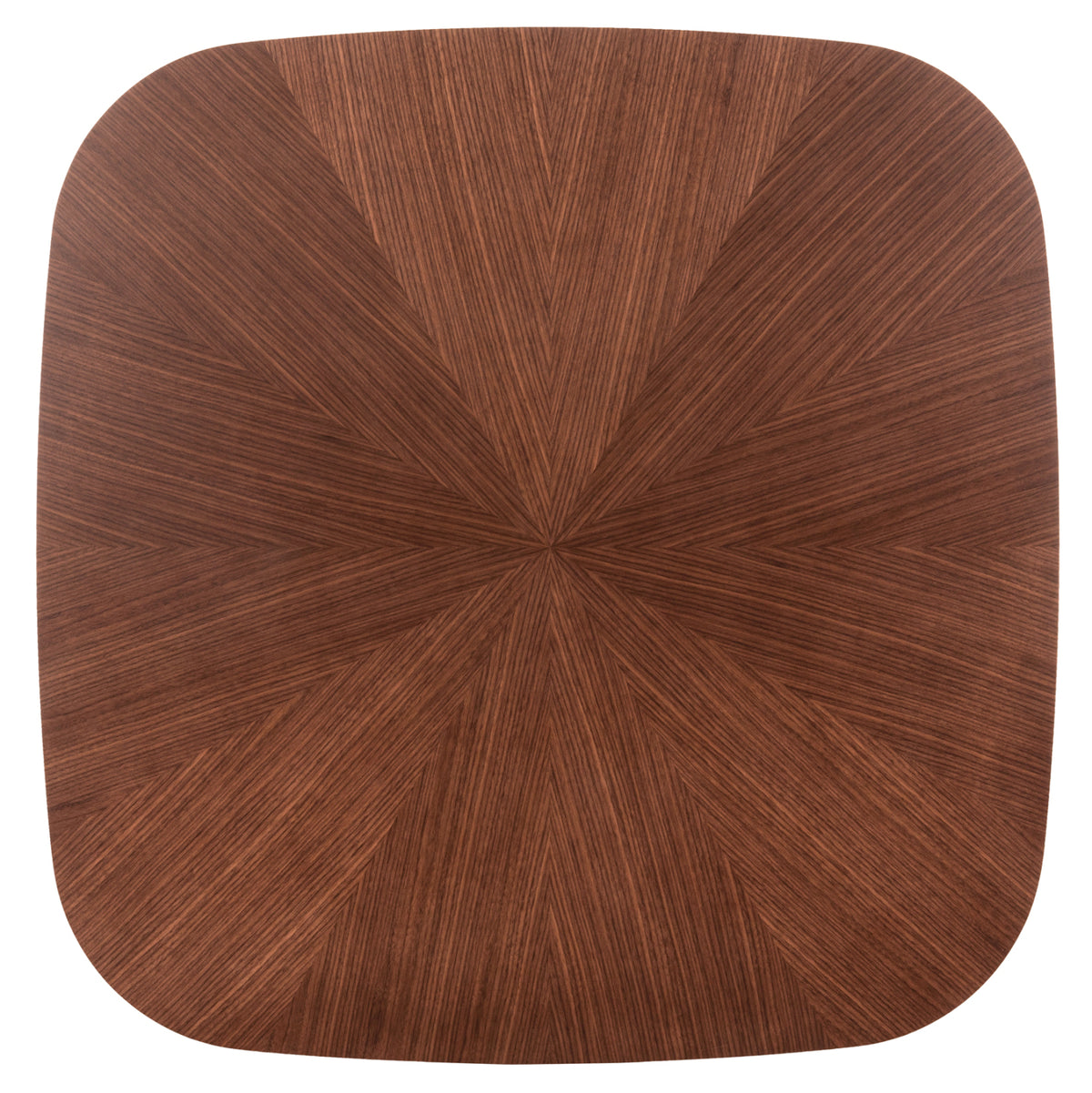 Dining Set 9pcs Riner Hm10959.03 Mdf In Walnut Veneer--taupe Fabric