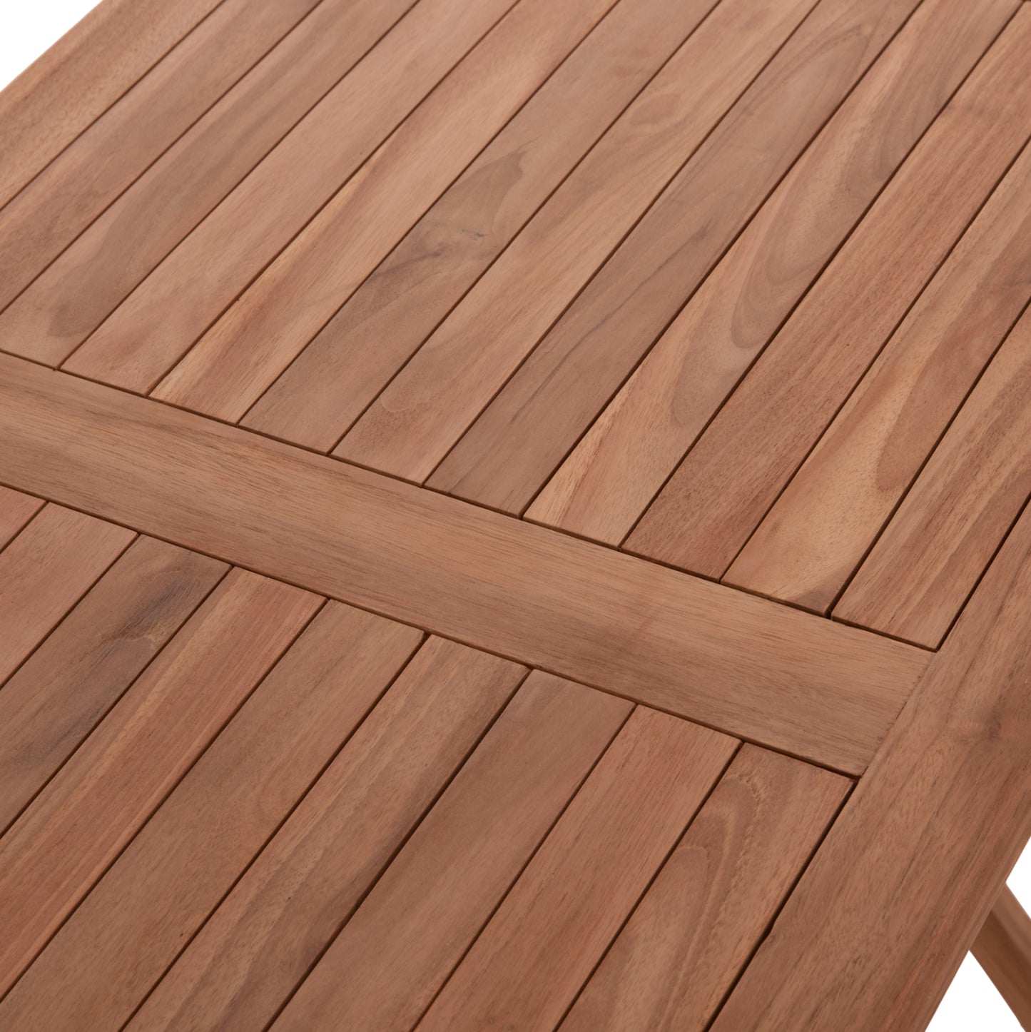 Outdoor Dining Set 5pcs Foldable Eris Hm10919 Teak Wood In Natural