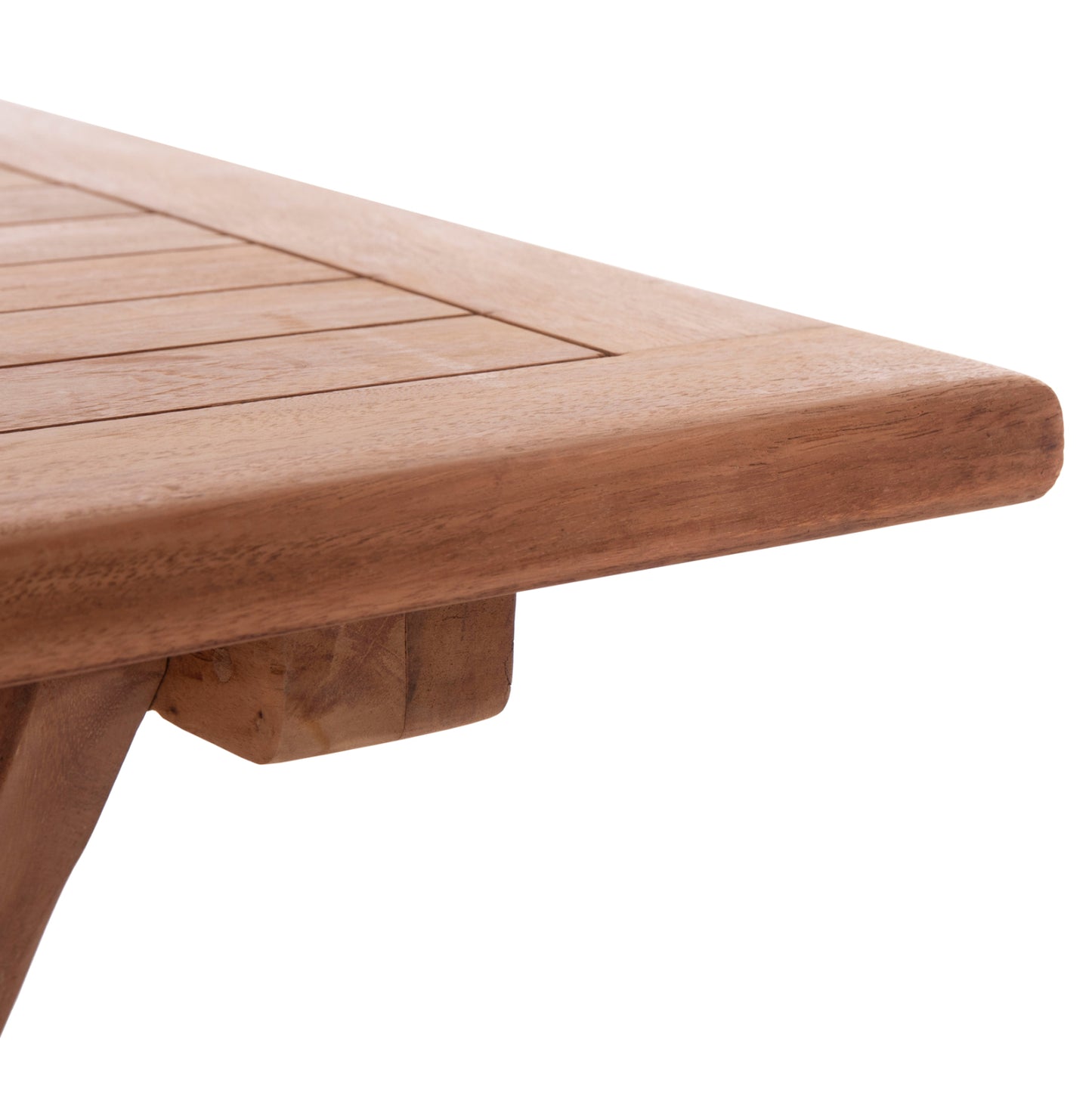 Outdoor Dining Set 5pcs Foldable Eris Hm10919 Teak Wood In Natural