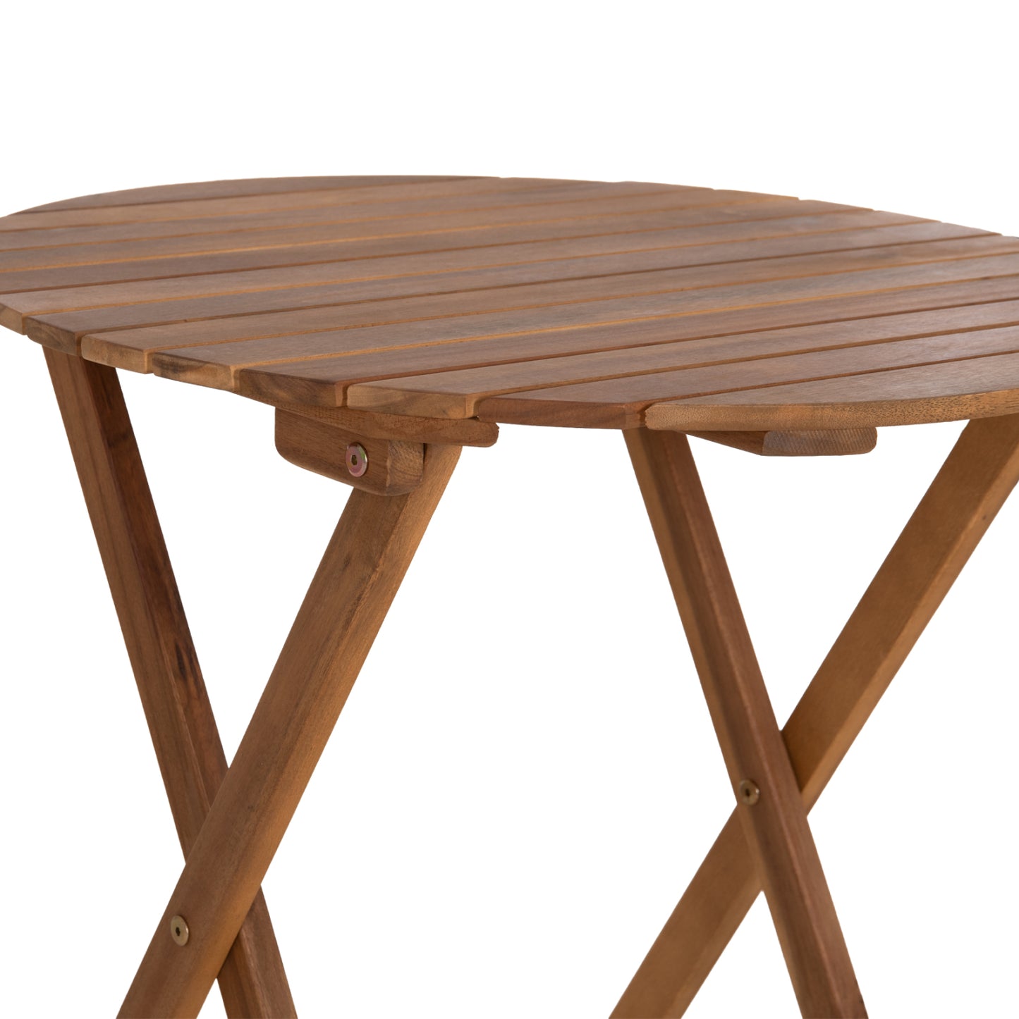 Outdoor Dining Set 3pcs Foldable Muyen Hm10977 Acacia Wood In Natural