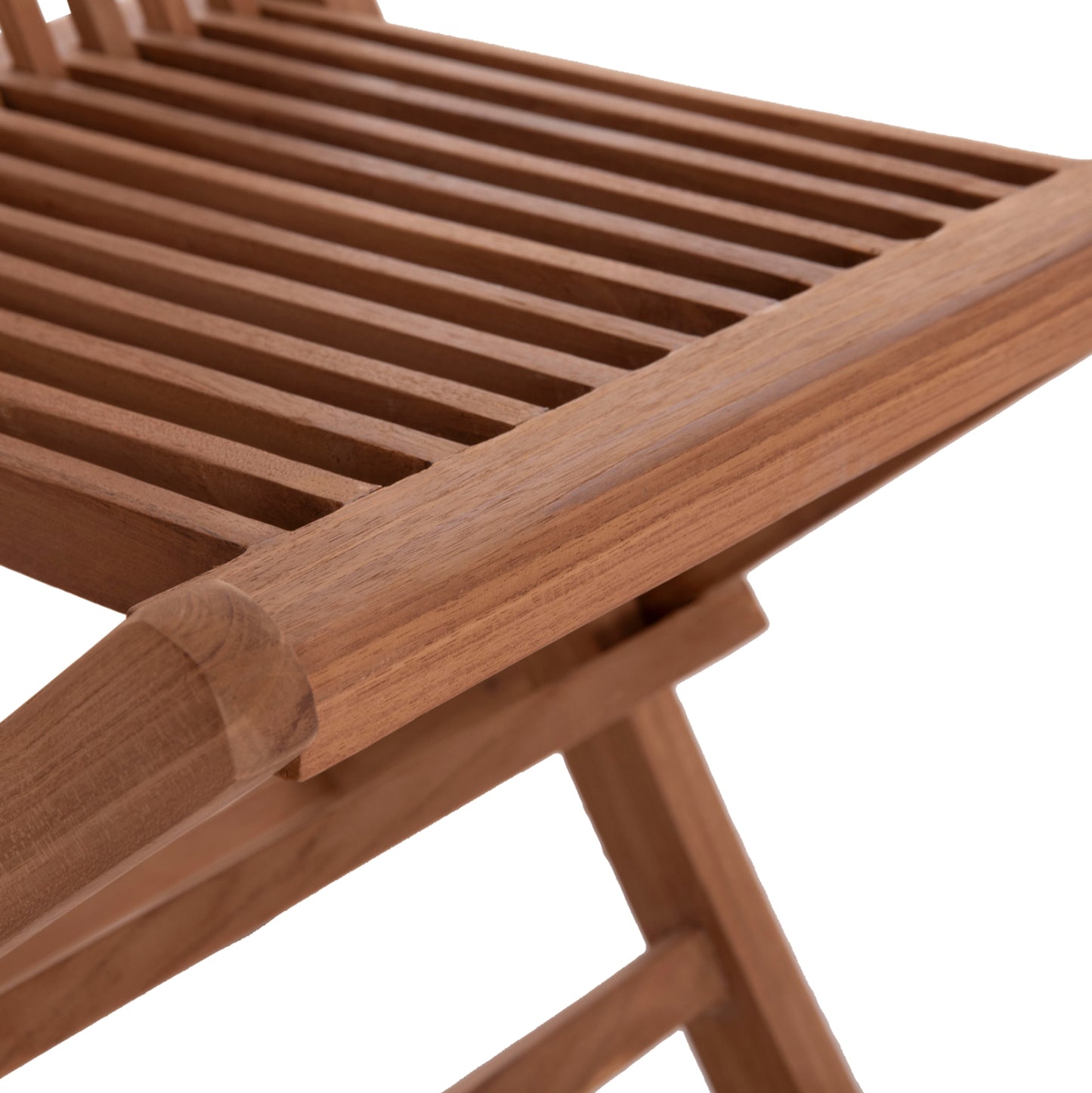 Outdoor Dining Set 5pcs Foldable Eris Hm10919 Teak Wood In Natural