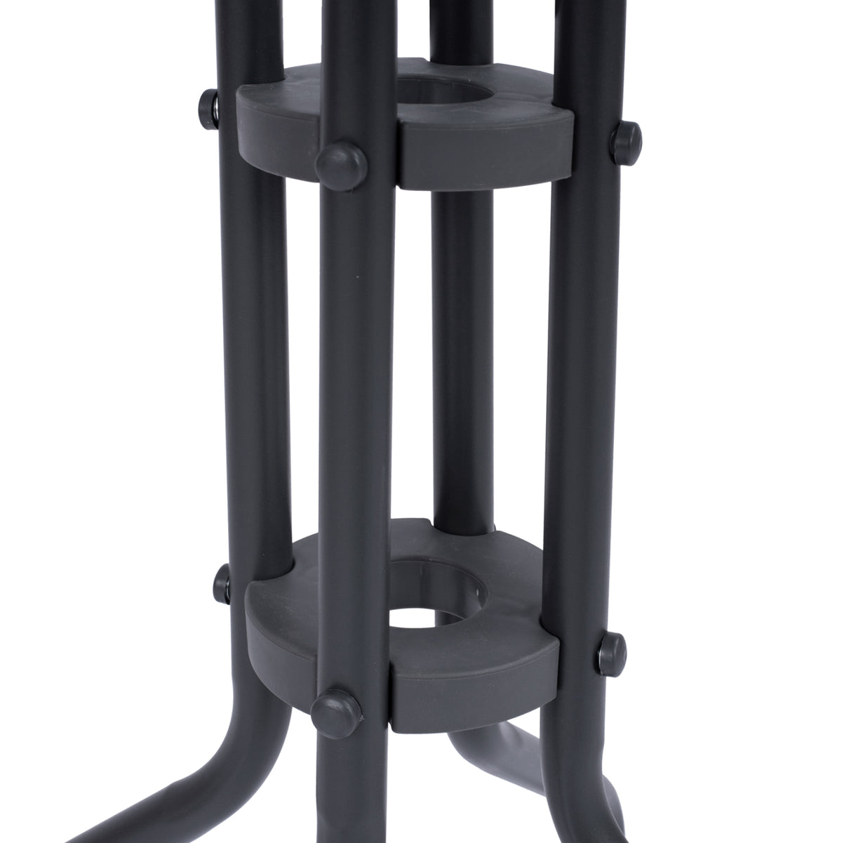 Outdoor 3pcs Dining Set Lima Hm10881.01 Metal & Textilene In Grey (round)