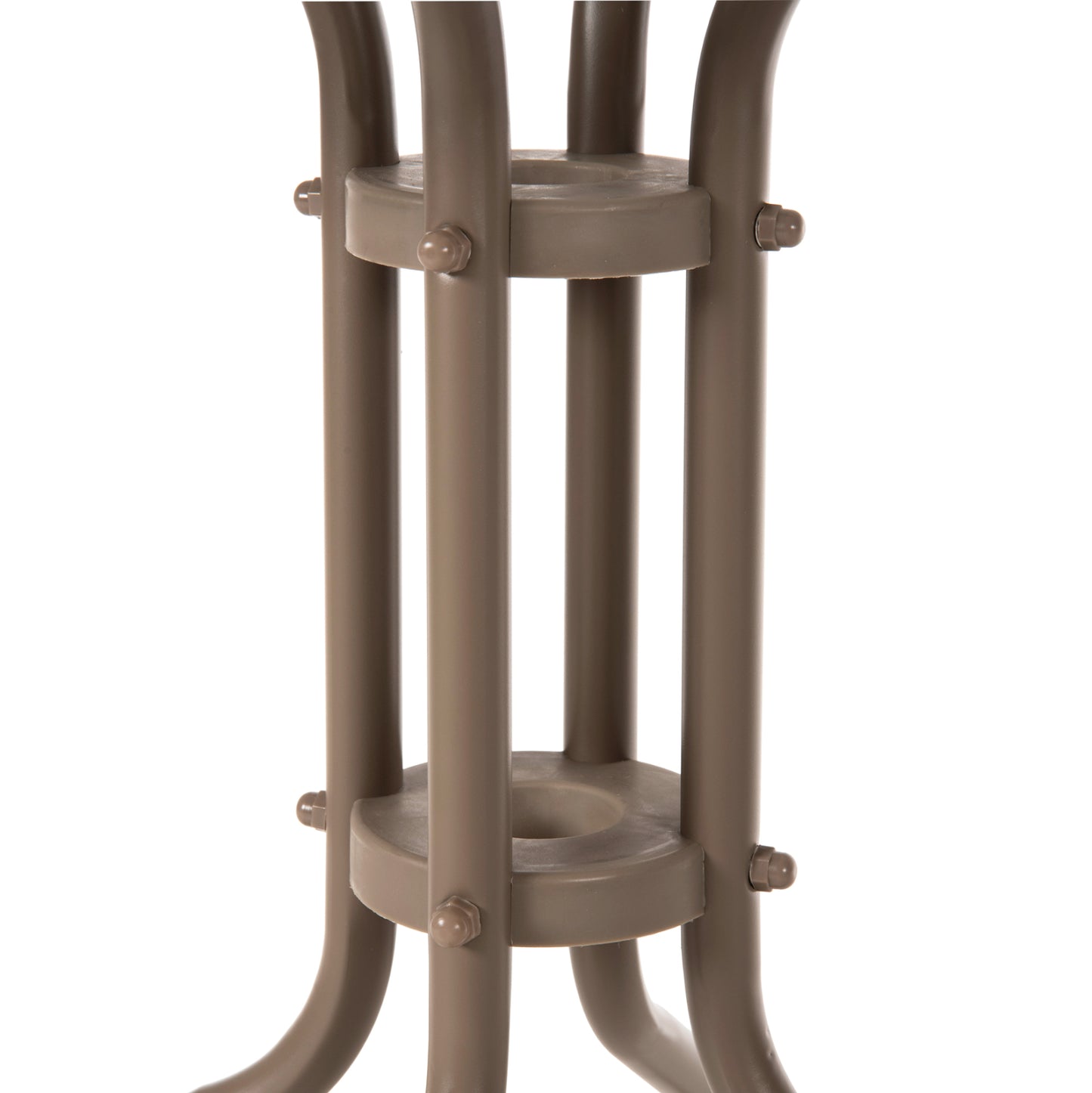 Outdoor 3pcs Dining Set Lima Hm10881.04 Metal & Textilene In Champagne Color (round)